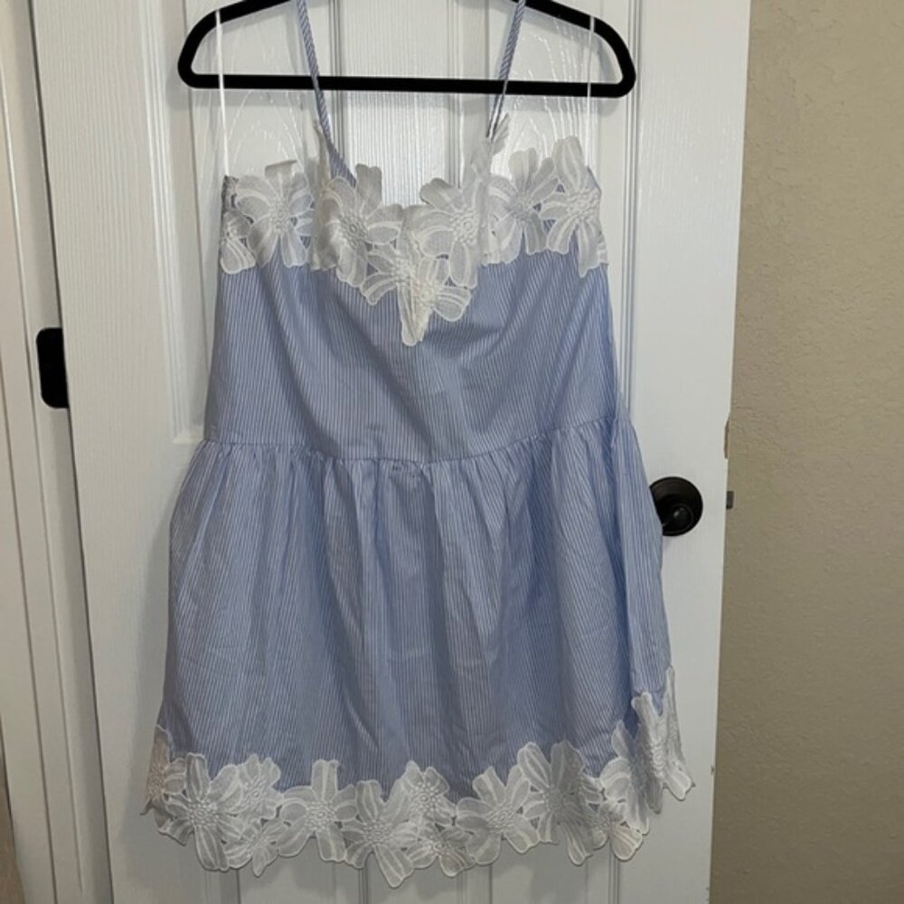 Blue dress